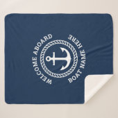 Name des Schiffes an Bord des Schiffs Sherpadecke (Vorderseite (Horizontal))