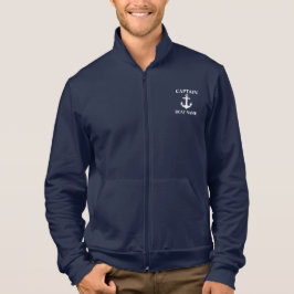 Name des Schiffes Anchor Blue Hoodie
