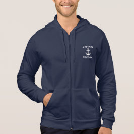 Name des Schiffes Anchor Blue Hoodie
