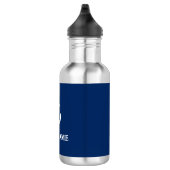 Name des Schiffes Anchor Blue Stnls Edelstahlflasche (Rechts)