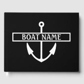 Name des Schiffes Anchor Gästebuch (Vorderseite)