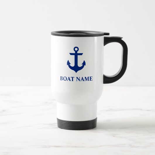 Name des Schiffes Anchor Reisebecher (Rechts)