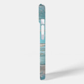 Name des Schiffes Anchor Rustikales Holz Case-Mate iPhone Hülle (Rückseite / Links)