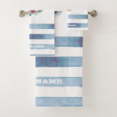 Name des Schiffes, AnkerBlume Badhandtuch Set (Insitu)
