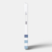 Name des Schiffes, Ankerdolphin Streifen Case-Mate iPhone Hülle (Rückseite / Links)