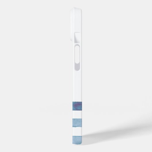 Name des Schiffes, Ankerdolphin Streifen Case-Mate iPhone Hülle (Rückseite / Links)