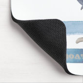 Name des Schiffes, Ankerdolphin Streifen Mousepad (Ecke)