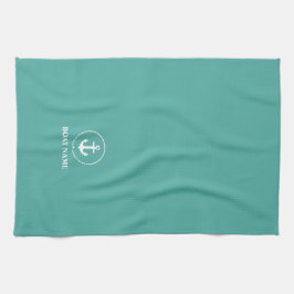 Name des Schiffes Ankerseil Geschirrtuch