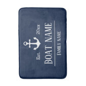 Name des Schiffes Badematte (Vorderseite Vertikal)