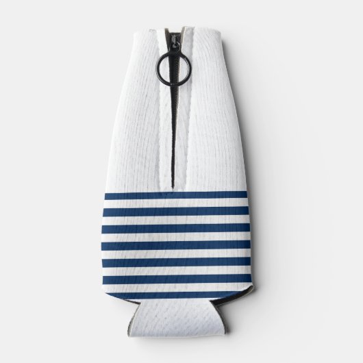 Name des Schiffes, Blaue Ankernacht, blau gestreif Flaschenkühler (Rückseite)