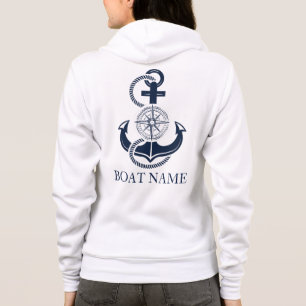 Name des Schiffes Blue Anchor First Mate Hoodie
