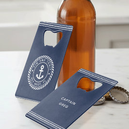 Name des Schiffes der Nautischen Marine und des we Geldbeutel Flaschenöffner