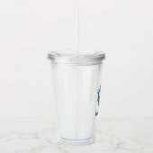 Name des Schiffes des Ankerrads Acryltrinkbecher (Rechts)