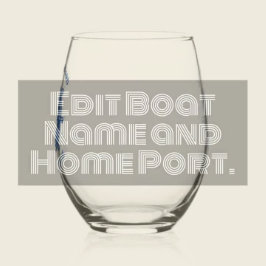 Name des Schiffes des Schiffes auf dem Rücken des  Weinglas Ohne Stiel