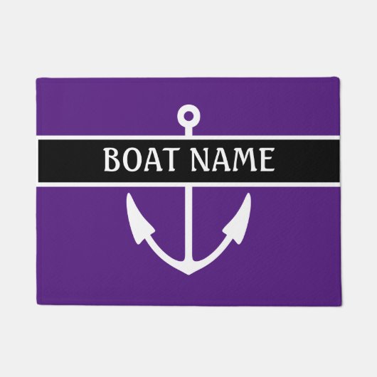 Name des Schiffes Dock Mat Fußmatte (Vorderseite)