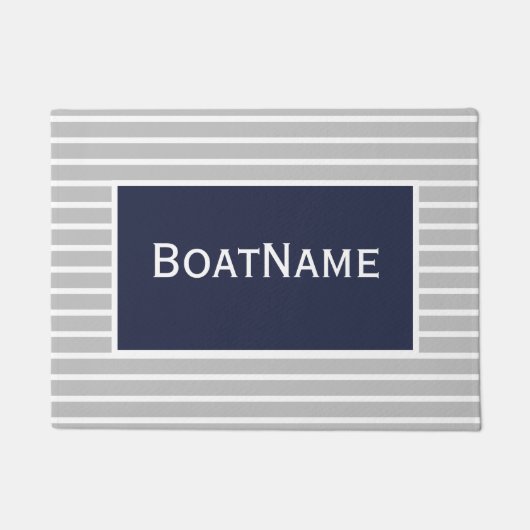 Name des Schiffes Doormat Fußmatte (Vorderseite)