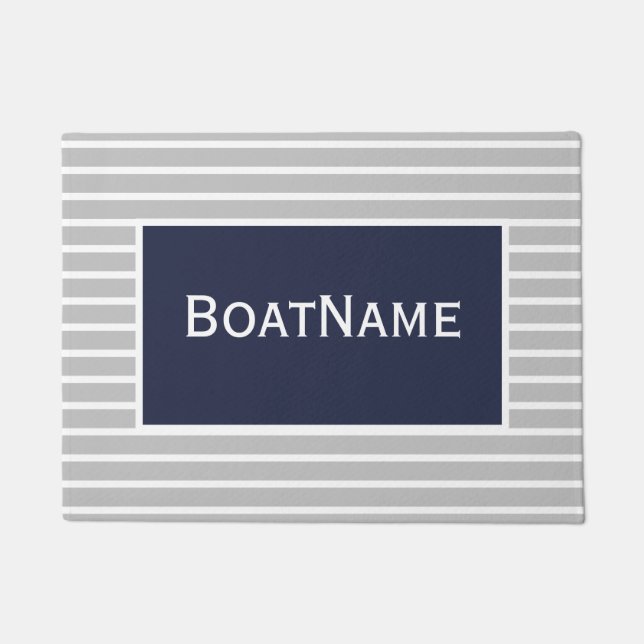 Name des Schiffes Doormat Fußmatte (Vorderseite)