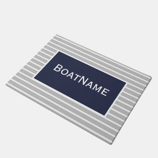 Name des Schiffes Doormat Fußmatte (Schrägansicht)