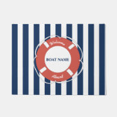 Name des Schiffes Fußmatte (Vorderseite)