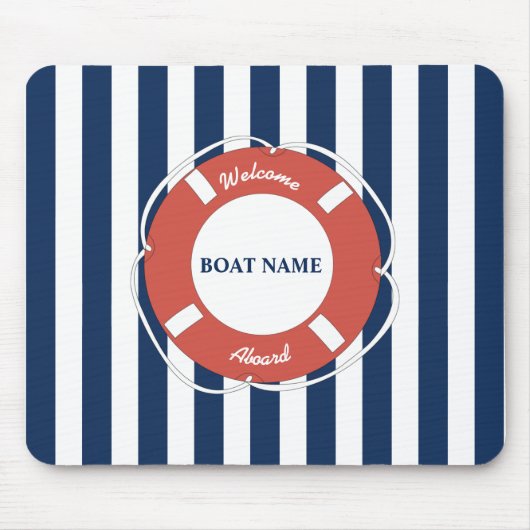 Name des Schiffes Mousepad (Vorne)