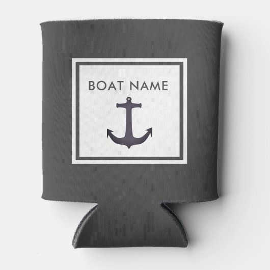 Name des Schiffes nach eigenem Namen für den Anker Dosenkühler (Vorderseite)