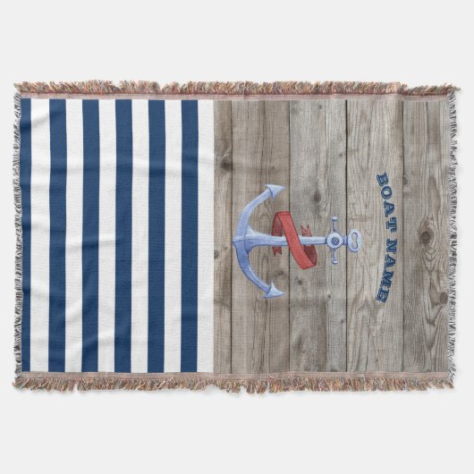 Name des Schiffes, Name der Anchor Navy Blue Str. Decke (Vorderseite)