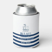 Name des Schiffes,Name des Anchor Sea Marine blau Dosenkühler (Kanne Vorderseite)