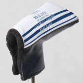 Name des Schiffes,Name des Anchor Sea Marine blau Golf Headcover (3/4 Vorderseite)