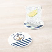 Name des Schiffes, Name des Schiffes, Ankerschiffs Getränkeuntersetzer (Seite)