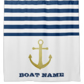 Name des Schiffes, Name des Schiffes, Name des Sch Duschvorhang (Vorderseite)