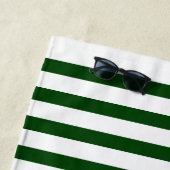 Name des Schiffes Nautic Anchor Stars Forest Green Strandtuch (Beispiel)