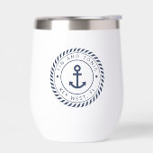 Name des Schiffes Nautic Navy Blue Anchor (Links)