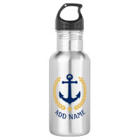 Name des Schiffes Nautical Anchor Gold Style Laure