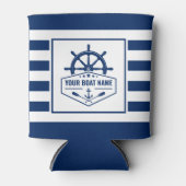 Name des Schiffes Nautical Anchor Oars Helm Marine Dosenkühler (Vorderseite)