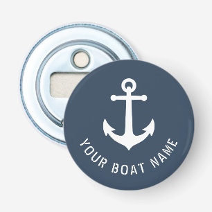 Name des Schiffes Nautical Vintag Anchor Blauer Gr Flaschenöffner