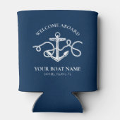 Name des Schiffes: Nautischer Anker Dosenkühler (Rückseite)