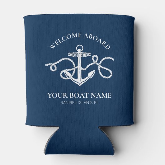 Name des Schiffes: Nautischer Anker Dosenkühler (Rückseite)