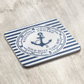 Name des Schiffes: Nautischer Ankerkompass Getränkeuntersetzer