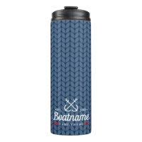 Name des Schiffes Personalisiert Blue Wolle