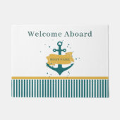 Name des Schiffes Personalisiert Fußmatte (Vorderseite)