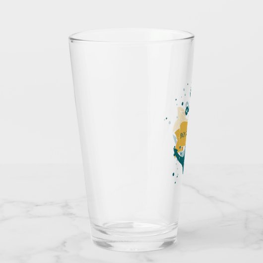 Name des Schiffes Personalisiert Glas (Rechts)