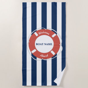 Name des Schiffes Strandtuch