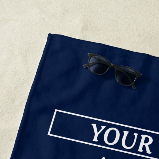 Name des Schiffes Strandtuch (Beispiel)