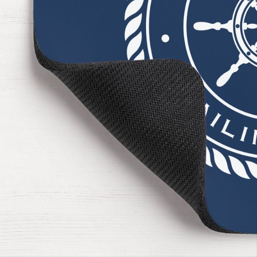 Name des Schiffes und Name des Schiffes, das das R Mousepad (Ecke)