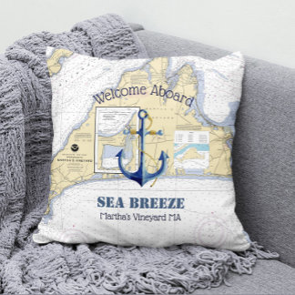 Name des Schiffes und Name des Schiffes Kissen