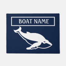 Name des Schiffes Whale Dock Mat