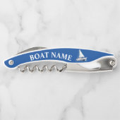 Name des Schiffes zum Thema "Schiff" Kellnermesser (Rückseite)