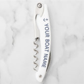 Name des Schiffs der Nautischen Marine Kellnermesser (Vorderseite)