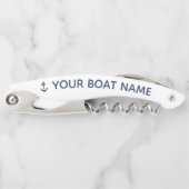 Name des Schiffs der Nautischen Marine Kellnermesser (Vorderseite)