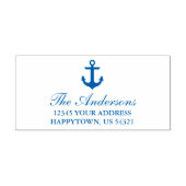 Name des Schiffs Name des Schiffs blau Permastempel (Design)